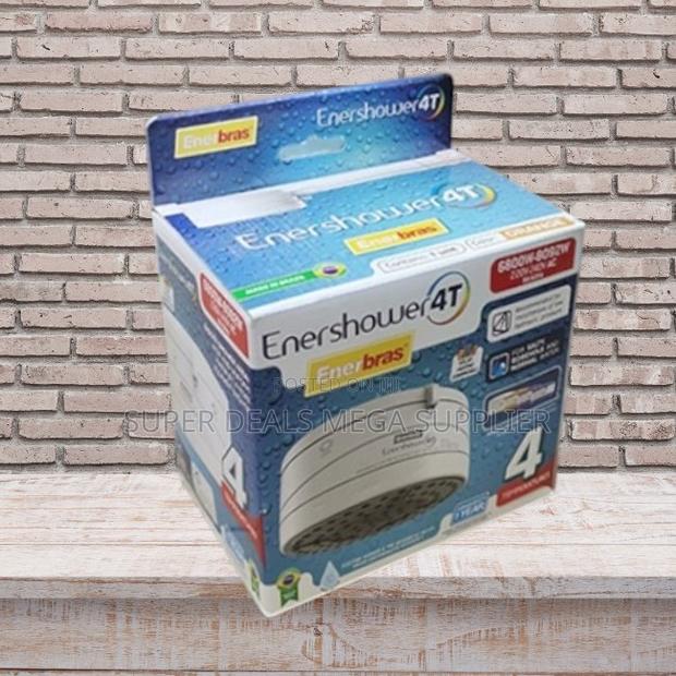 Enerbras Enershower 4T Large Water Flow Shower _ Salty Borehole Water