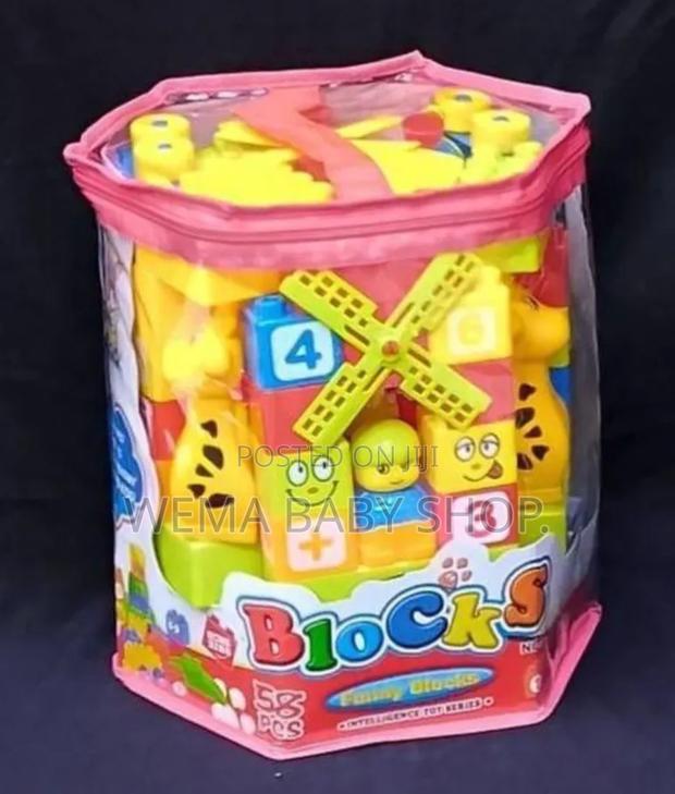 58PCS Jumbo Educational Building Blocks – Fun Meets Learning! - thumbnail 3