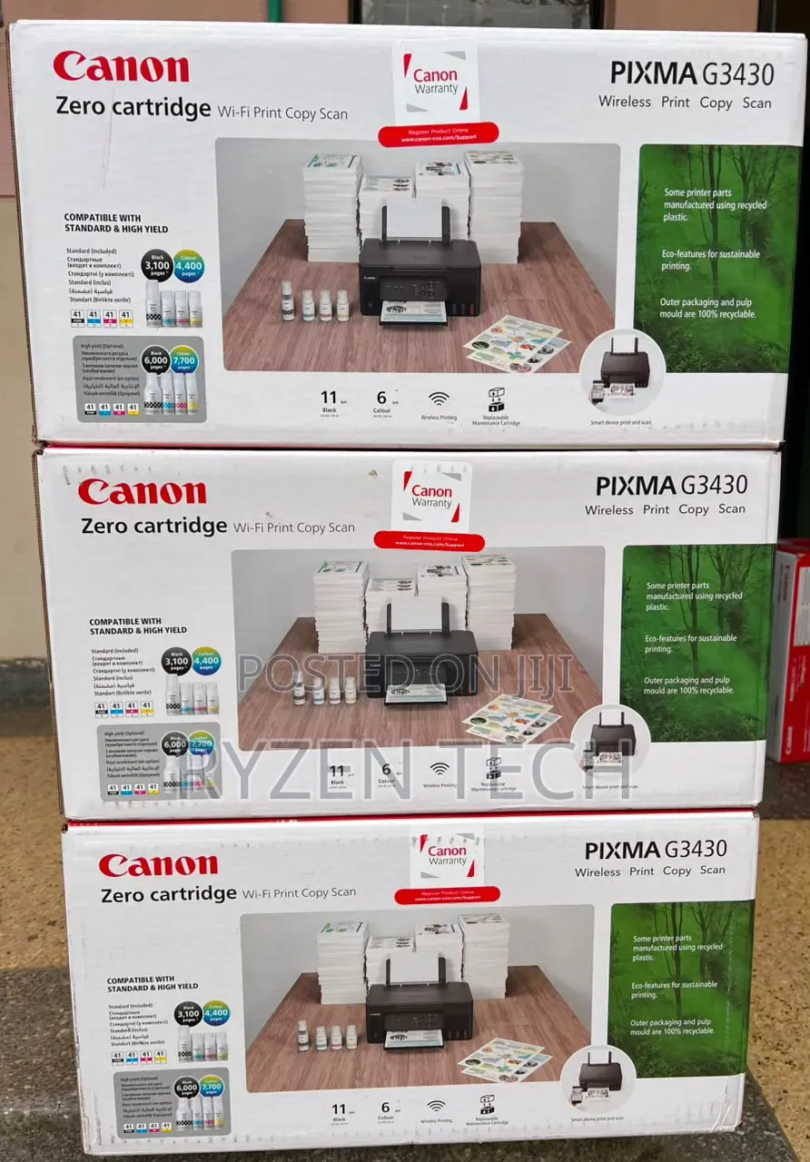 Canon Pixma G3430 Wireless 3-in-1 Color Printer