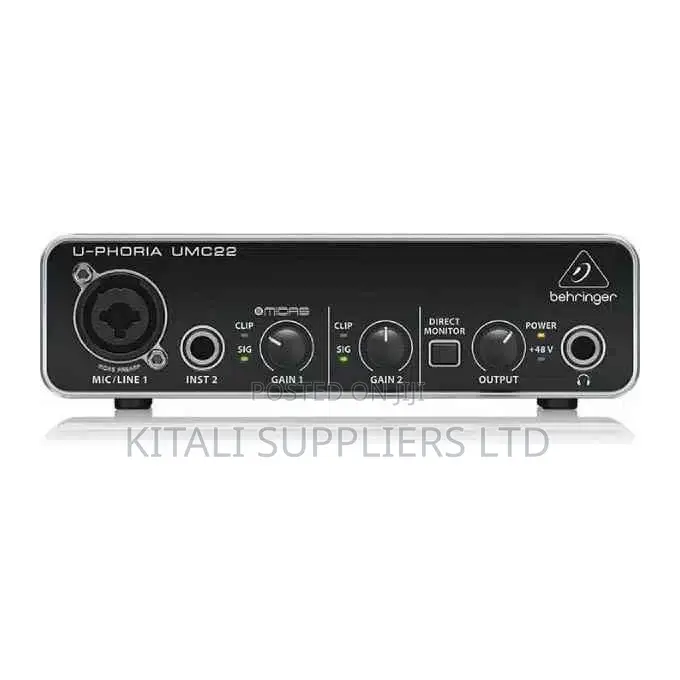 Behringer UMC22 USB Audio Interface