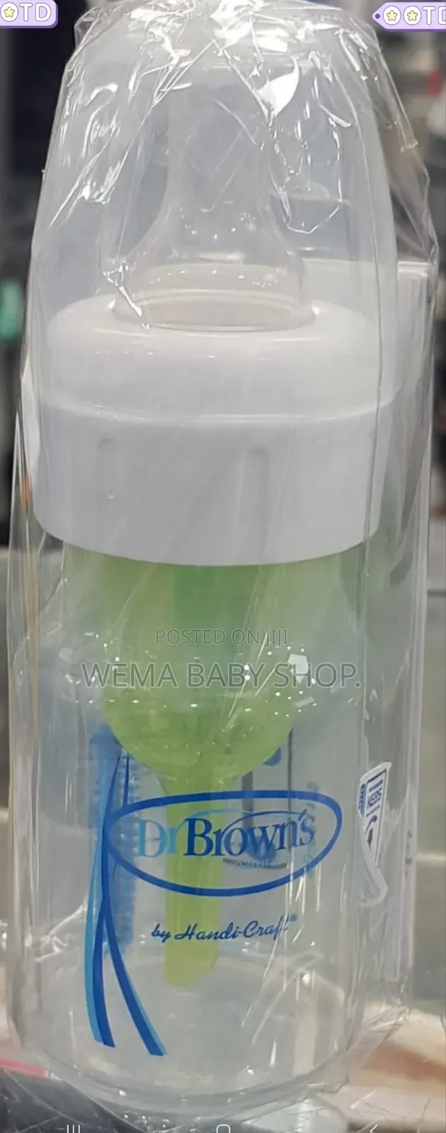 Dr. Brown's 60ml Anti-Colic Baby Feeding Bottle (Newborn)