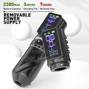 Wormhole Wireless Tattoo Machine Full Kit- 2 PCS Batteries