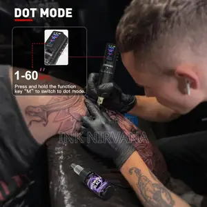 Wormhole Wireless Tattoo Machine Full Kit- 2 PCS Batteries