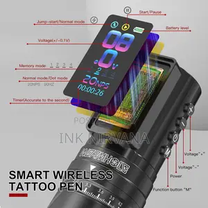 Wormhole Wireless Tattoo Machine Full Kit- 2 PCS Batteries