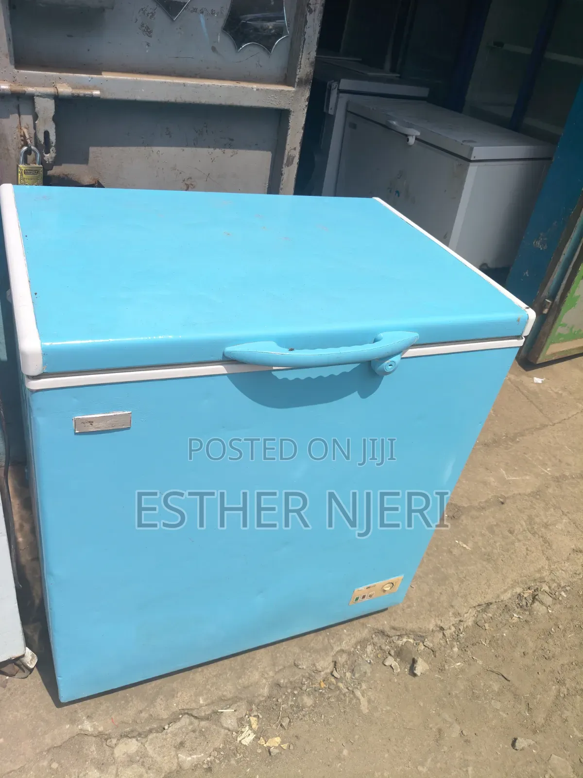 Ex UK Ramtoms Blue Chest Freezer