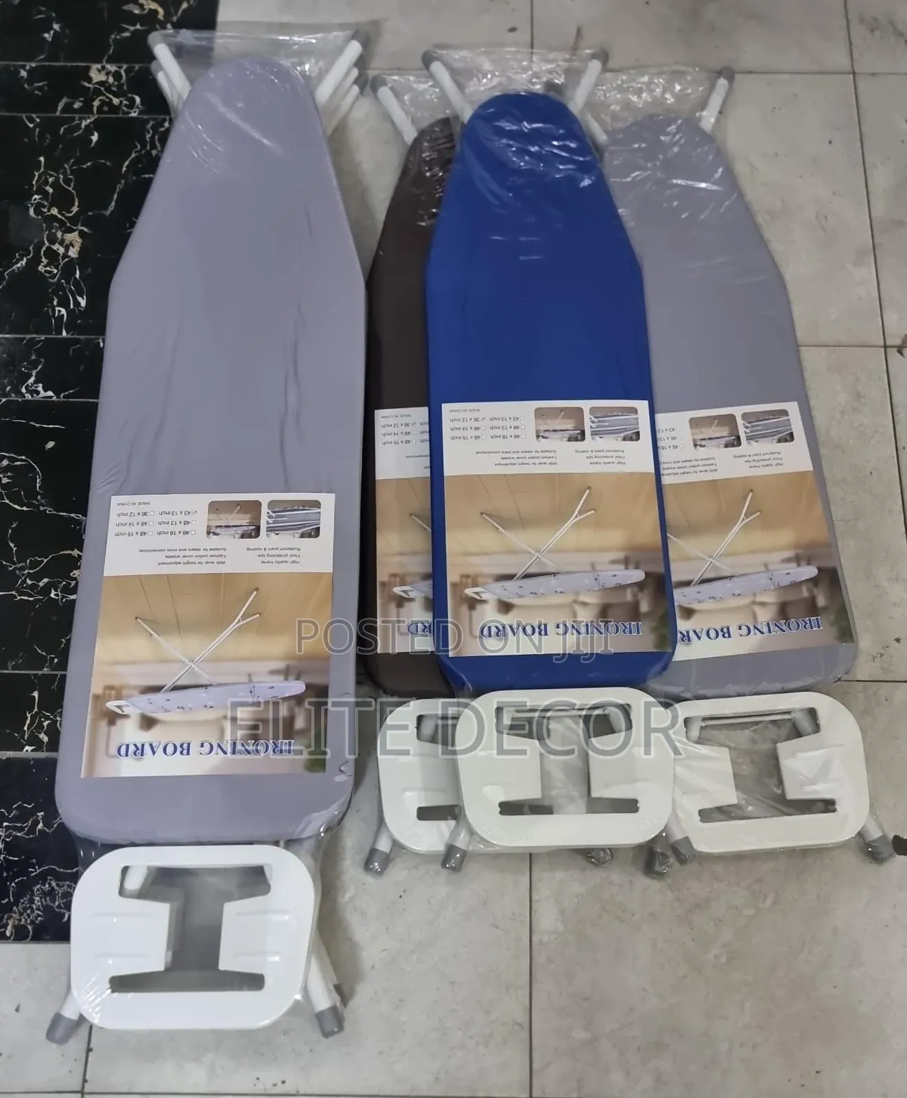 Metallic Indoor Ironing Board – Strong Foldable Iron Stand