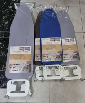 Metallic Indoor Ironing Board – Strong Foldable Iron Stand