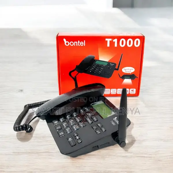 Dual Sim Easy Dialing Bontel T1000 GSM Wireless Office Landline Phone