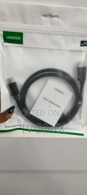 UGREEN HDMI to DVI Cable Male to Male Black 1m