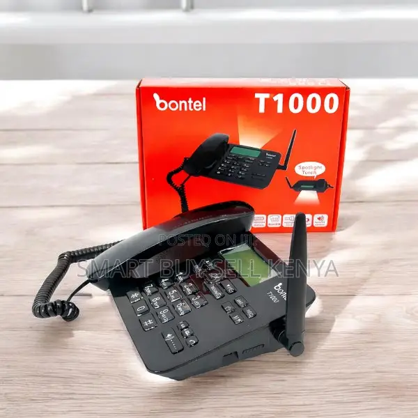 Seamless Connectivity Bontel T1000 GSM Fixed Landline Desktop Phone