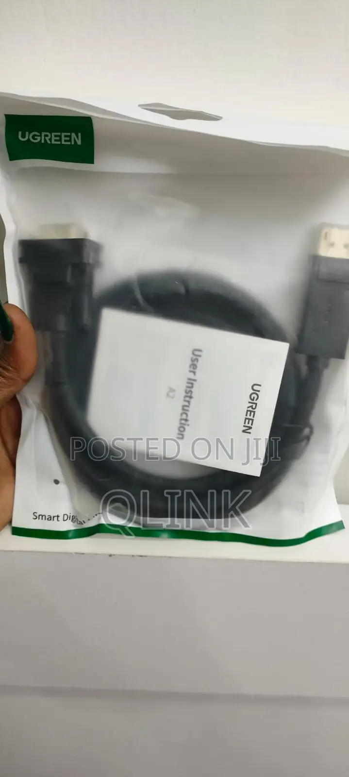 UGREEN DP Male to VGA Male Cable 1.5m (Black)