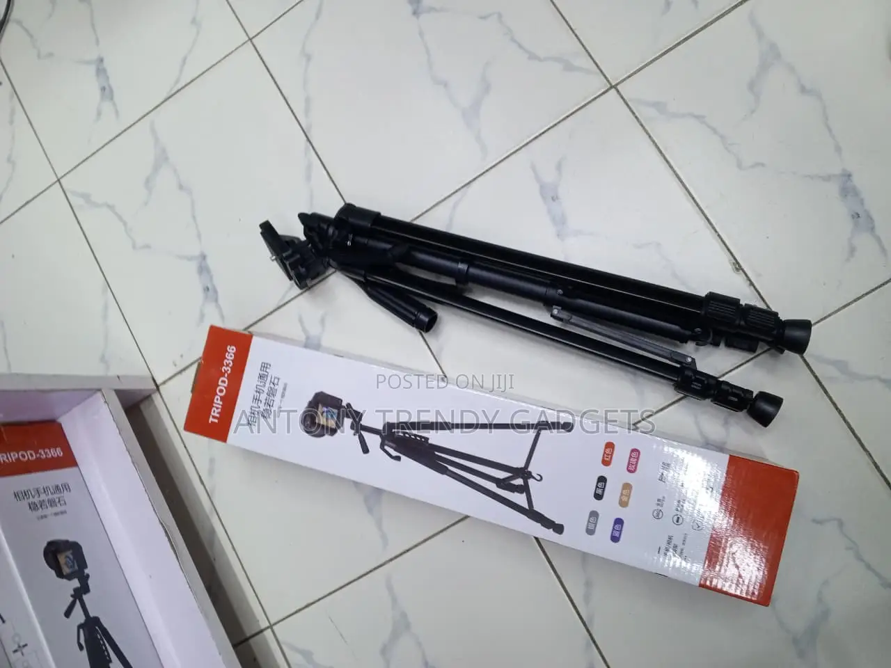 3366 Aluminum Tripod Stand for Photography Live Streaming