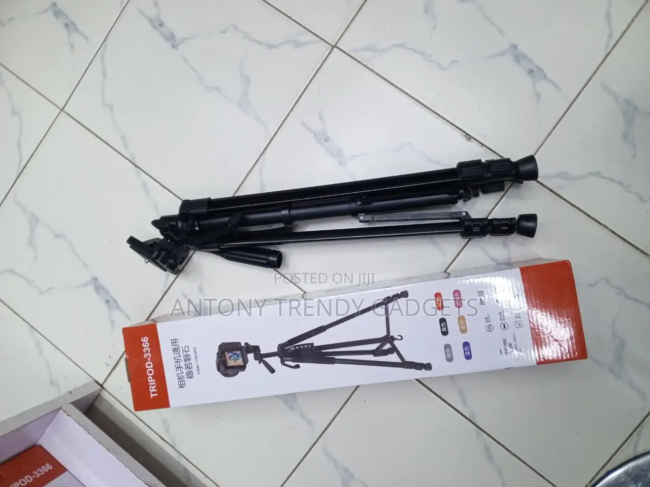 3366 Aluminum Tripod Stand for Photography Live Streaming