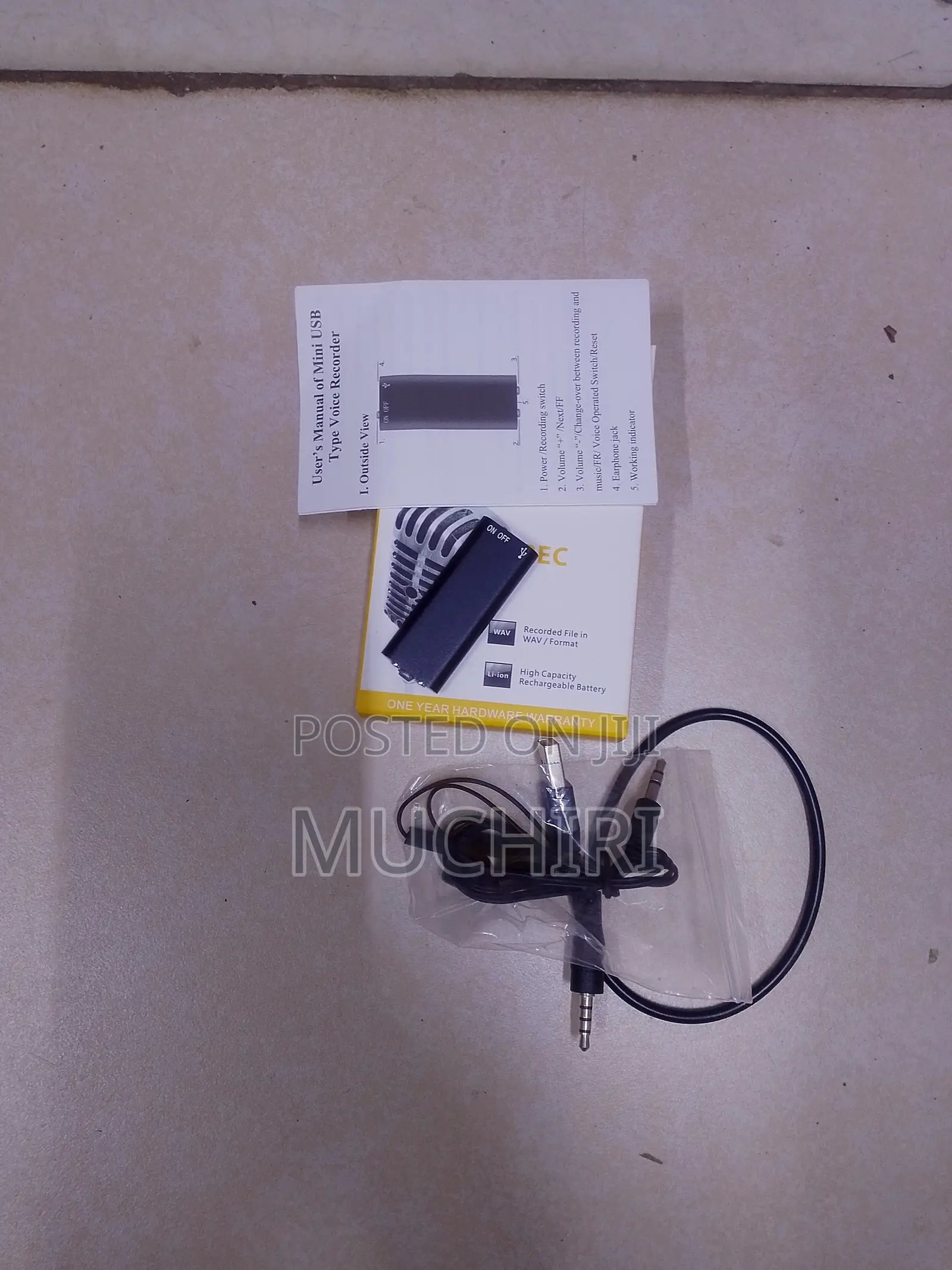 Mini Digital Voice Recorder 8GB