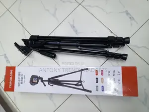 Tripod 3366 Phone Camera Stand With 3-Way Pan Head