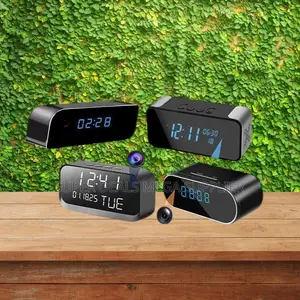 Discreet Premium Ultra HD WiFi Alarm Table Clock Hidden Spy Camera