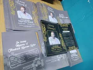 8 Page A4 Eulogy/ Funeral Programs ( Free Design)