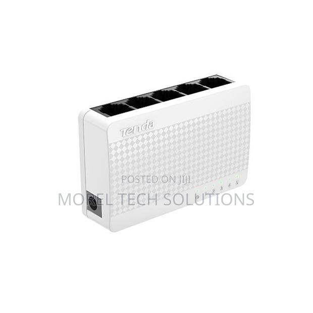 5-Port 10/100Mbps Fast Ethernet S105 Network Switch, RJ45 LAN Hub - thumbnail 2