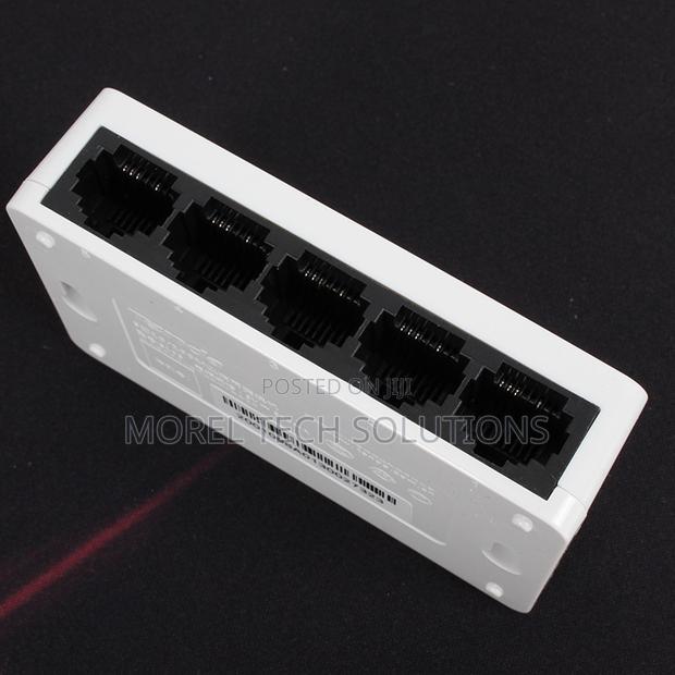 5-Port 10/100Mbps Fast Ethernet S105 Network Switch, RJ45 LAN Hub - thumbnail 4