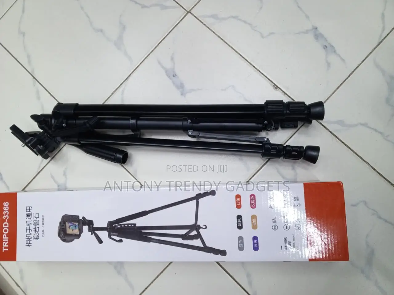 Professional 3366 Tripod Stand for Video Recording Photos