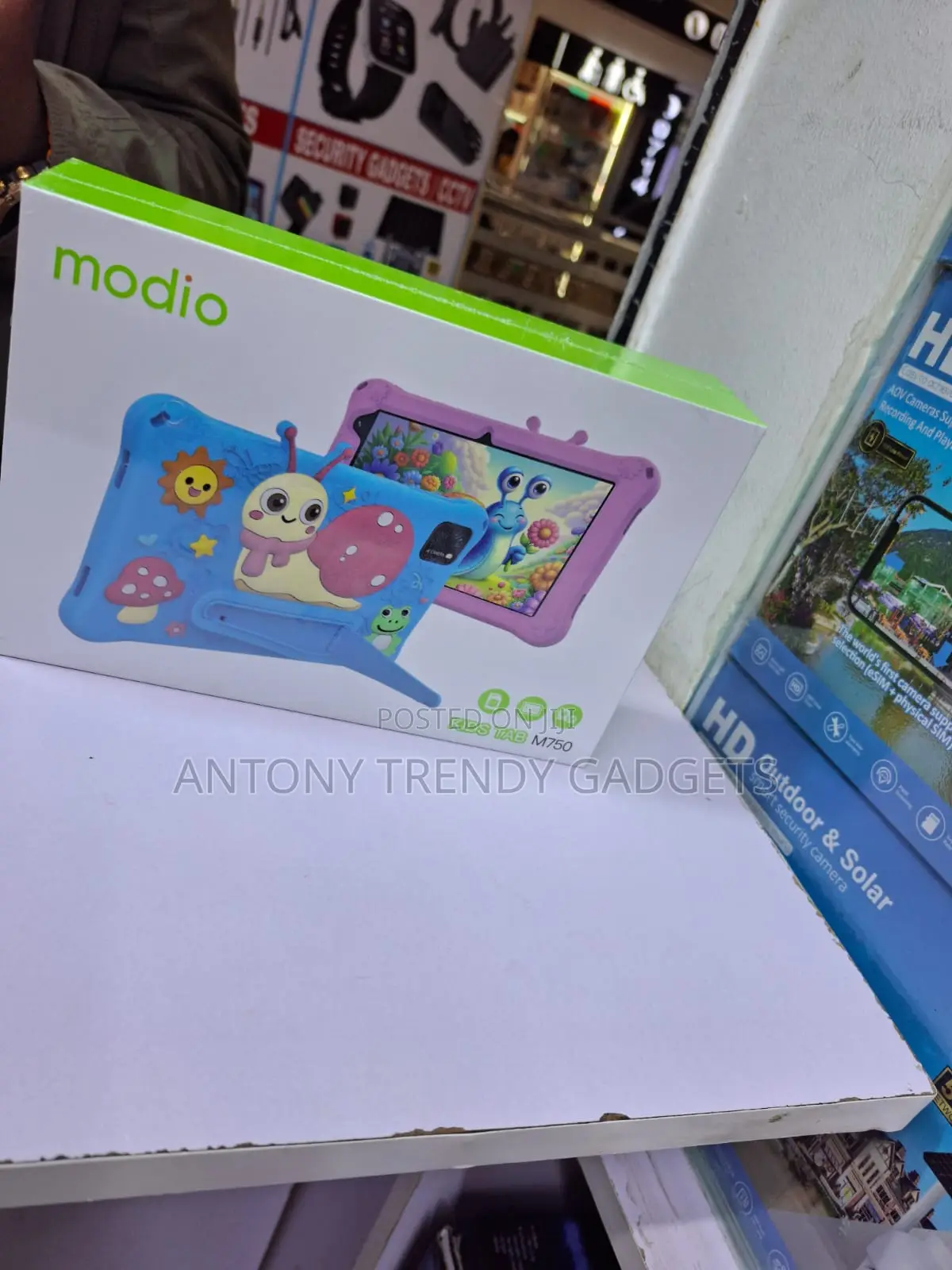 Modio M750 7 Inch Kids Tablet 256GB With Stylus Stickers