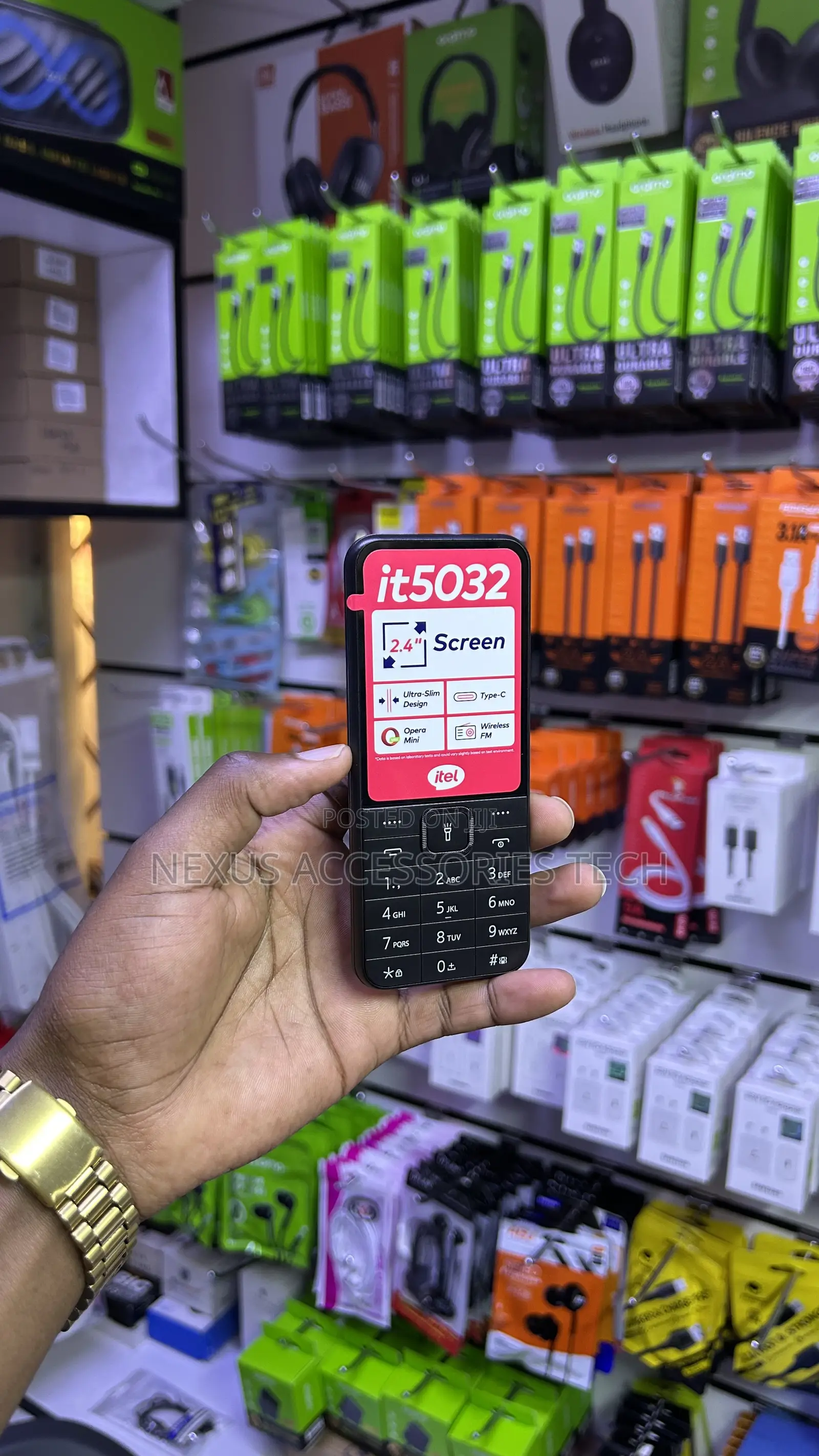 New Itel Music 500 Black