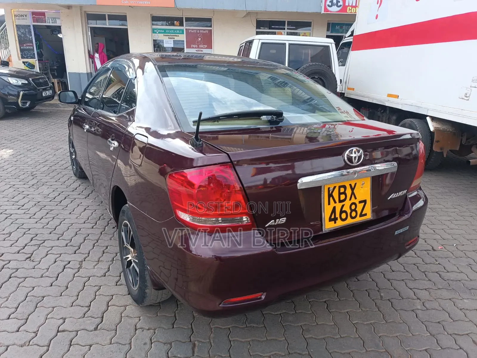 Toyota Allion 2007 Red