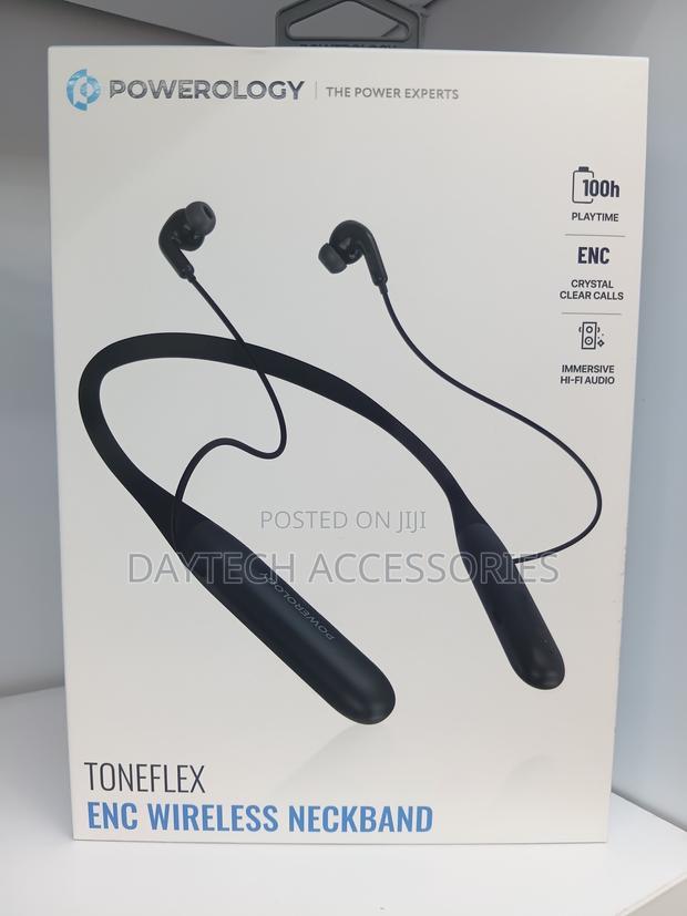Powerology Toneflex Wireless Neckband Environmental Noise Cancellation - thumbnail 3