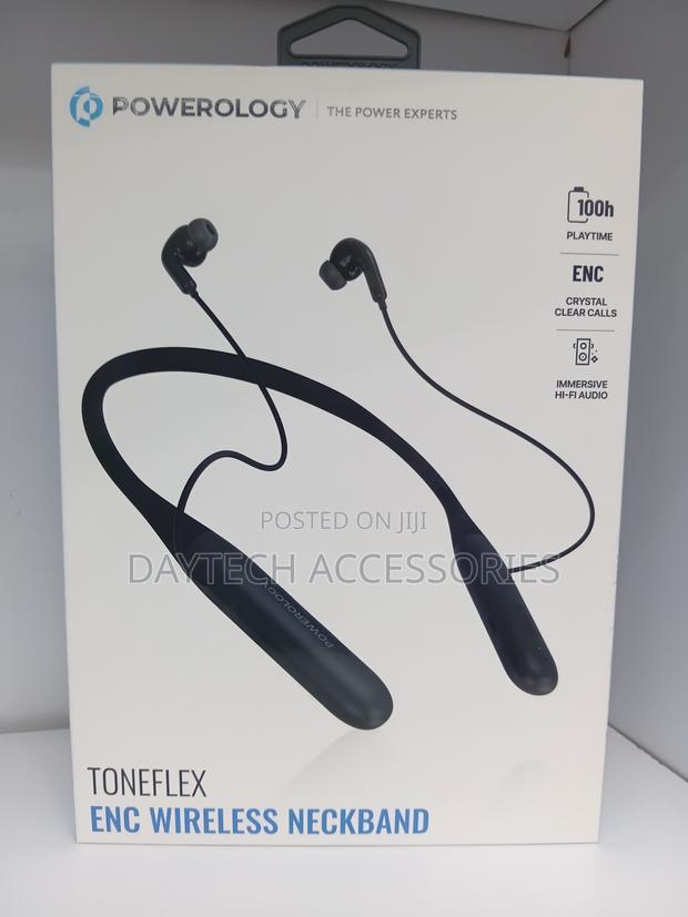 Powerology Toneflex Wireless Neckband Environmental Noise Cancellation - thumbnail 2