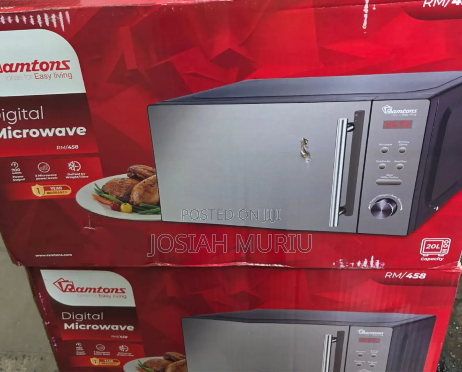RM458 Semi Digital 20l Microwave