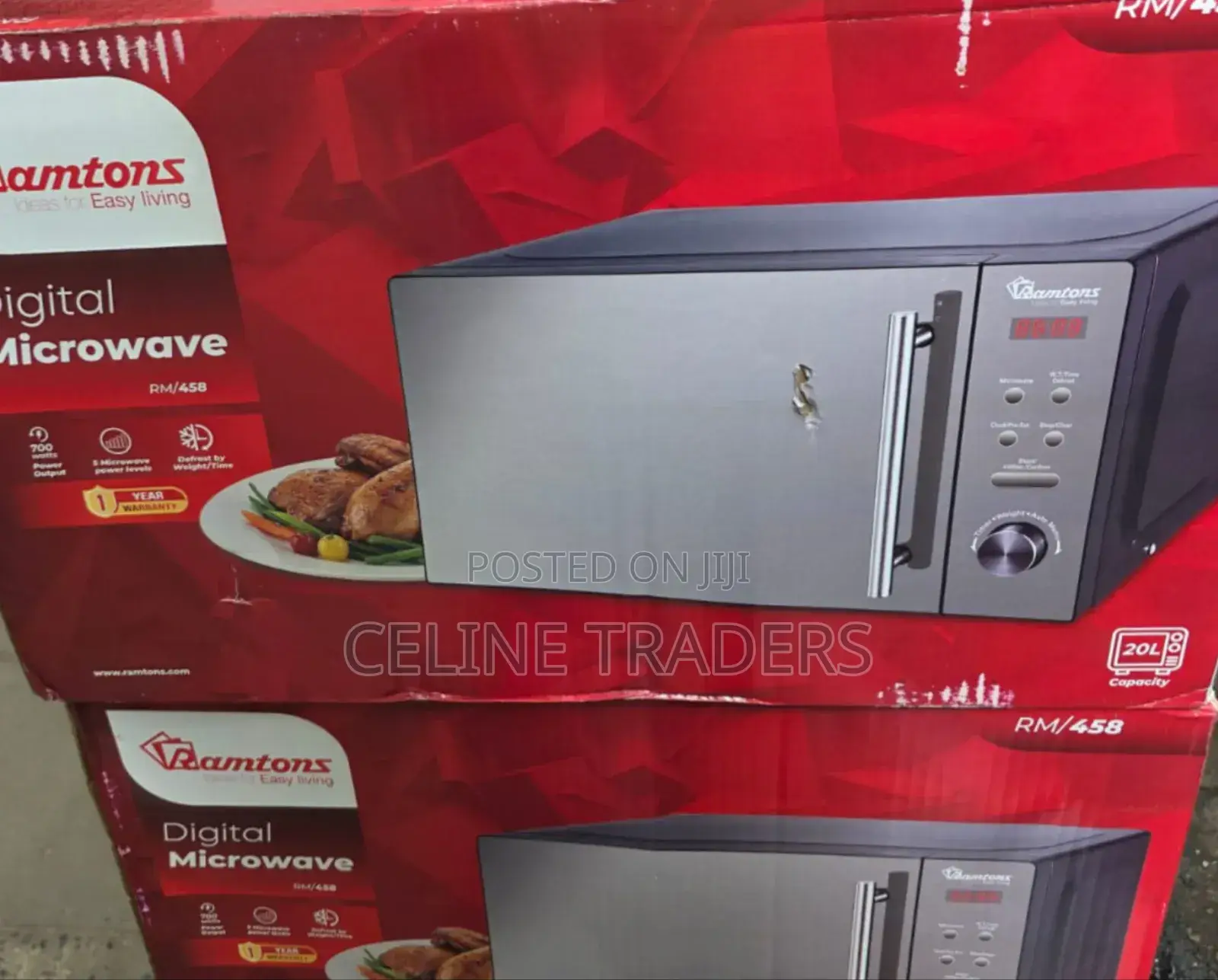 RM458 Semi Digital 20l Microwave