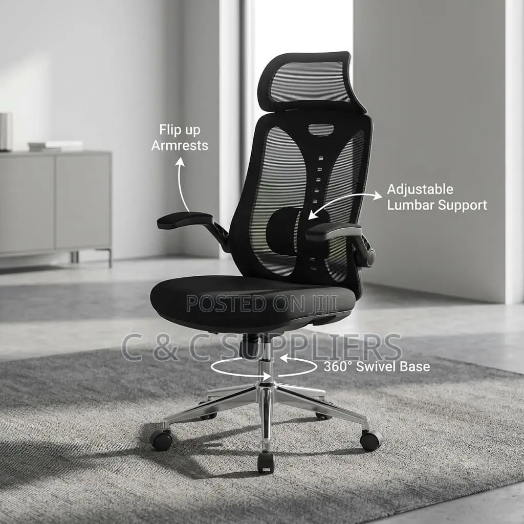 Orthopedic High Back Seat With Flipping Arm's