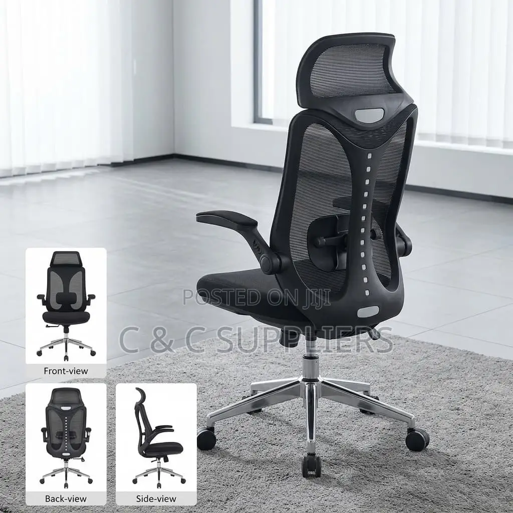 Orthopedic High Back Seat With Flipping Arm's