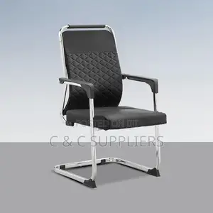 Leather Visitors Chair With Armrest