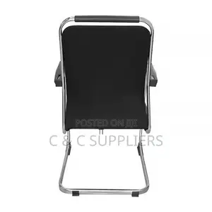 Leather Visitors Chair With Armrest