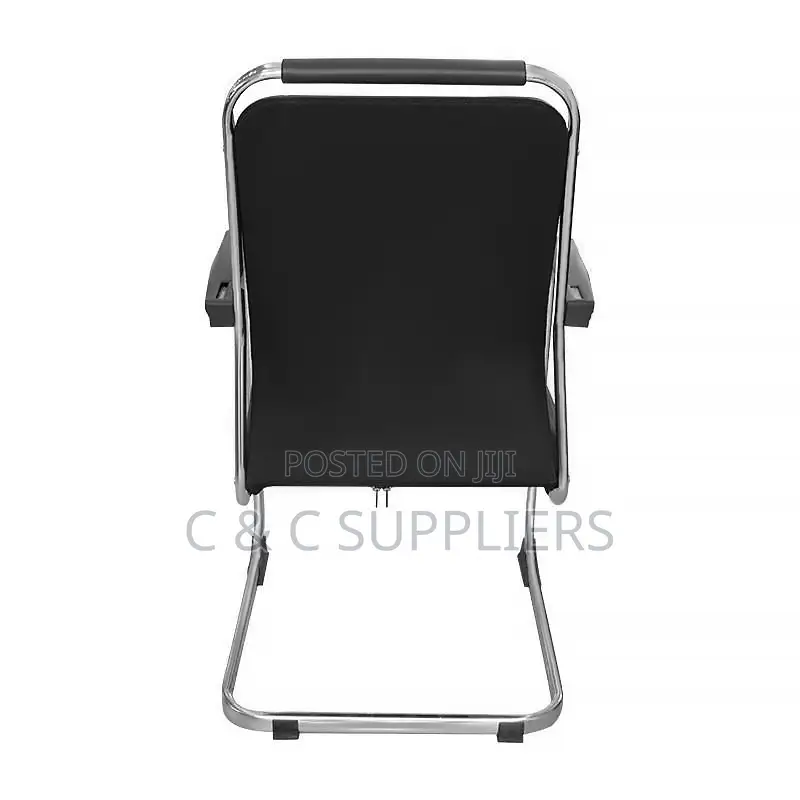 Leather Visitors Chair With Armrest