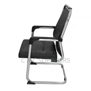 Leather Visitors Chair With Armrest