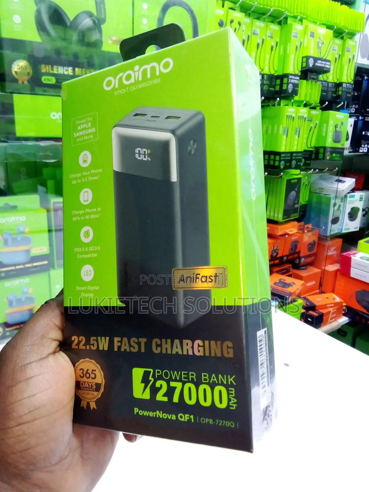 Oraimo Powerbank 27000 Mah 22.5 Watts