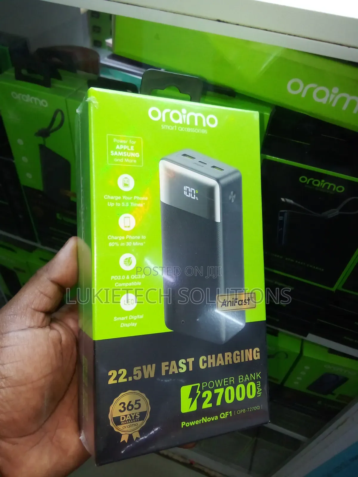 Oraimo Powerbank 27000 Mah 22.5 Watts