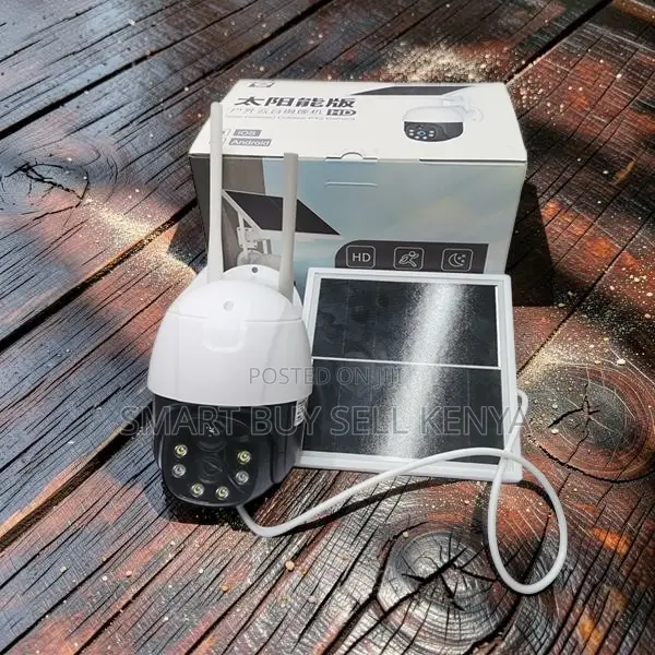 Smartphone App Control 4G PTZ Outdoor Security Solar Camera