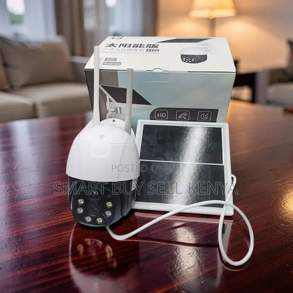 Two- Way Audio 4G PTZ Outdoor Security Motion Sensor Solar Camera