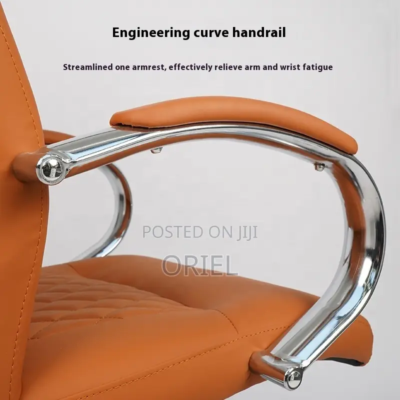Office Chair : Orange Leather Office Chair