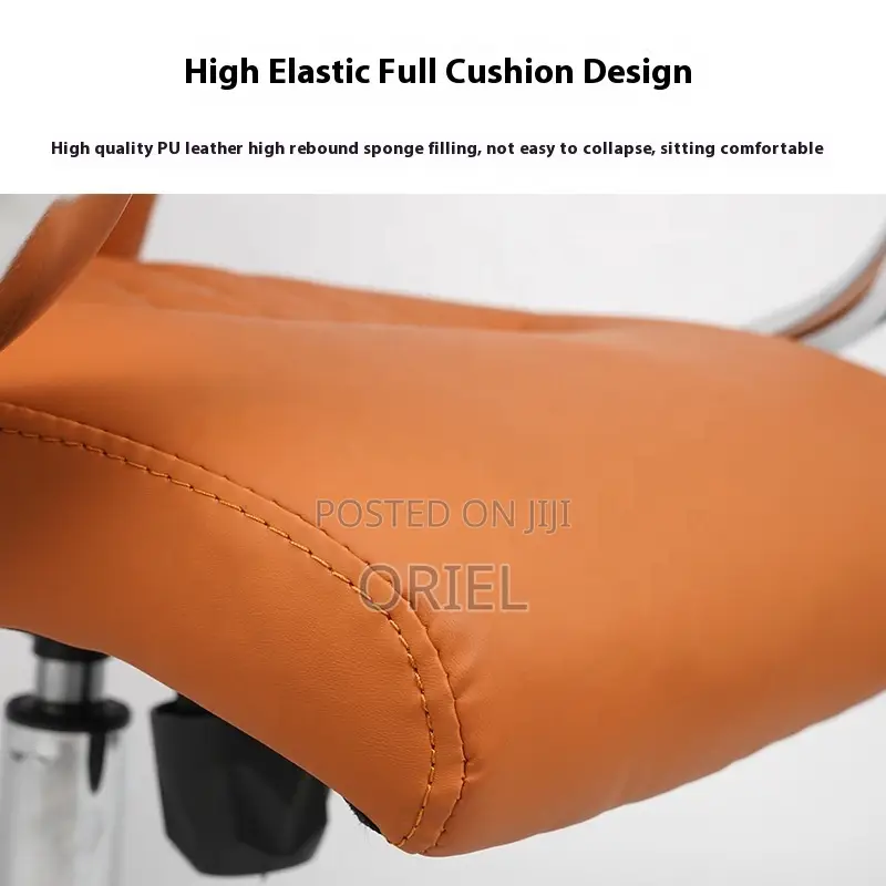 Office Chair : Orange Leather Office Chair