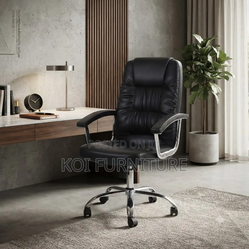 Office Chairs; High Back Anatomically Executive Leather Office Chair