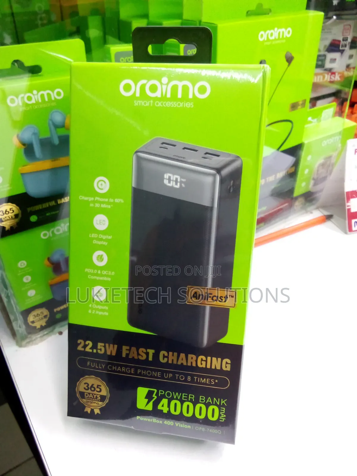 40000 Mah Excellent Oraimo Powerbank 22.5 Watts