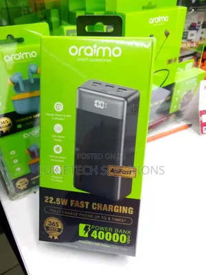 40000 Mah Excellent Oraimo Powerbank 22.5 Watts