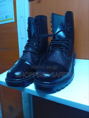Leather Security Boots