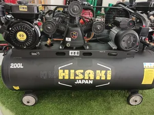 Hisaki Air Compressor 200l Dual