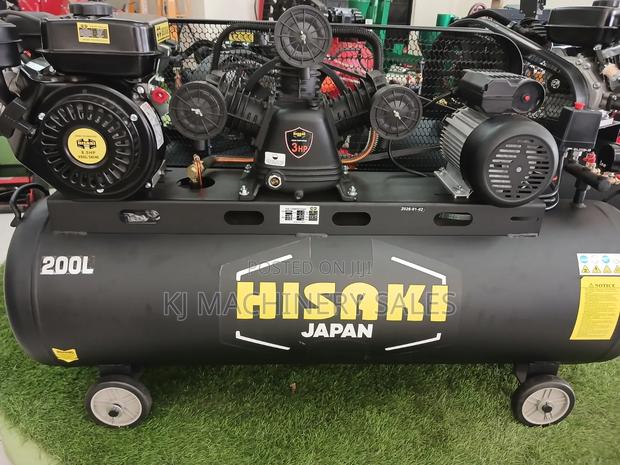 Hisaki Air Compressor 200l Dual - thumbnail 2