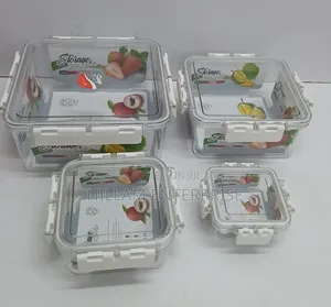 4 in 1 Transparent Airtight Pantry Boxes*